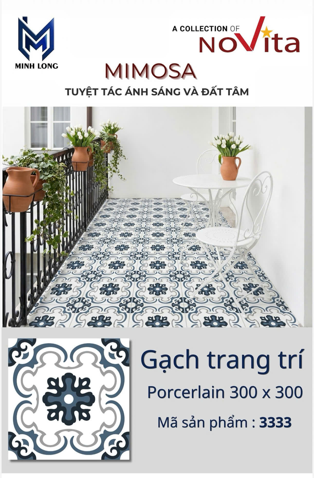 Gạch ốp lát tổng hợp 300X300